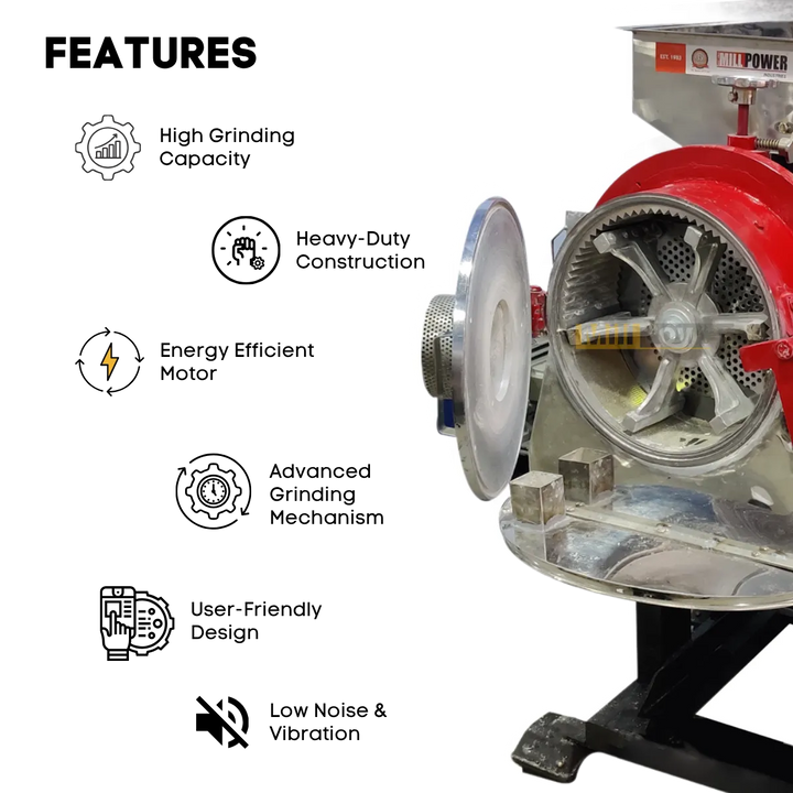 atta flour machine PSS features